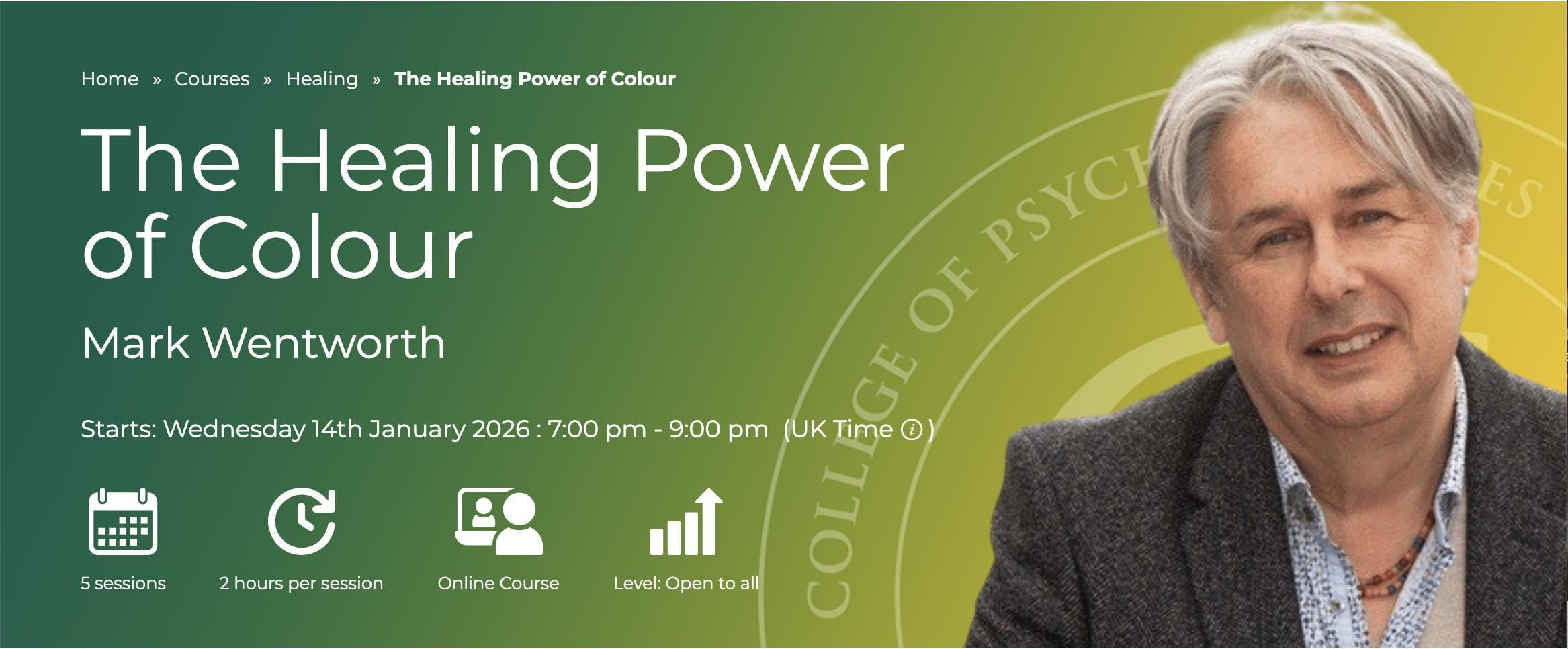 Mark Wentworth colour course