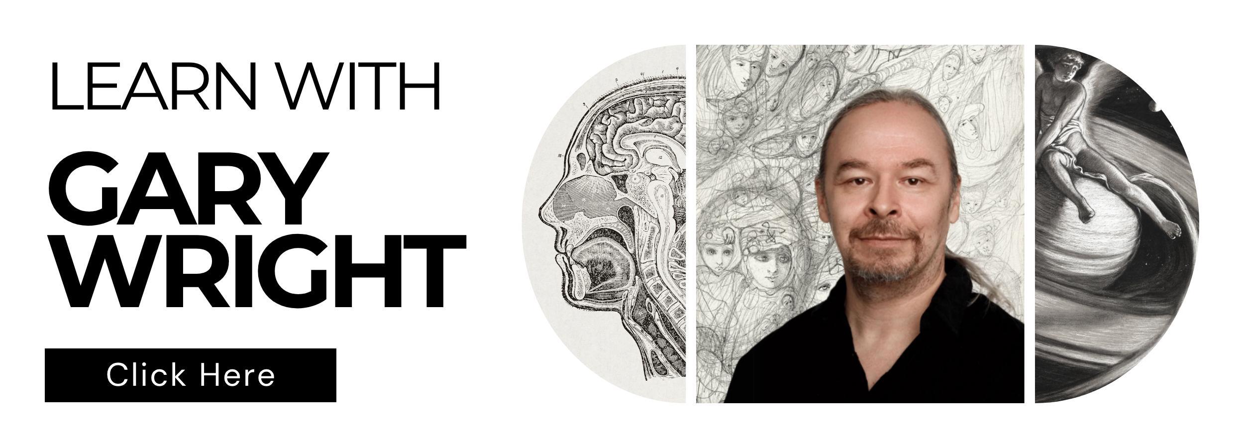 Banner linking to upcoming events with Gary Wright