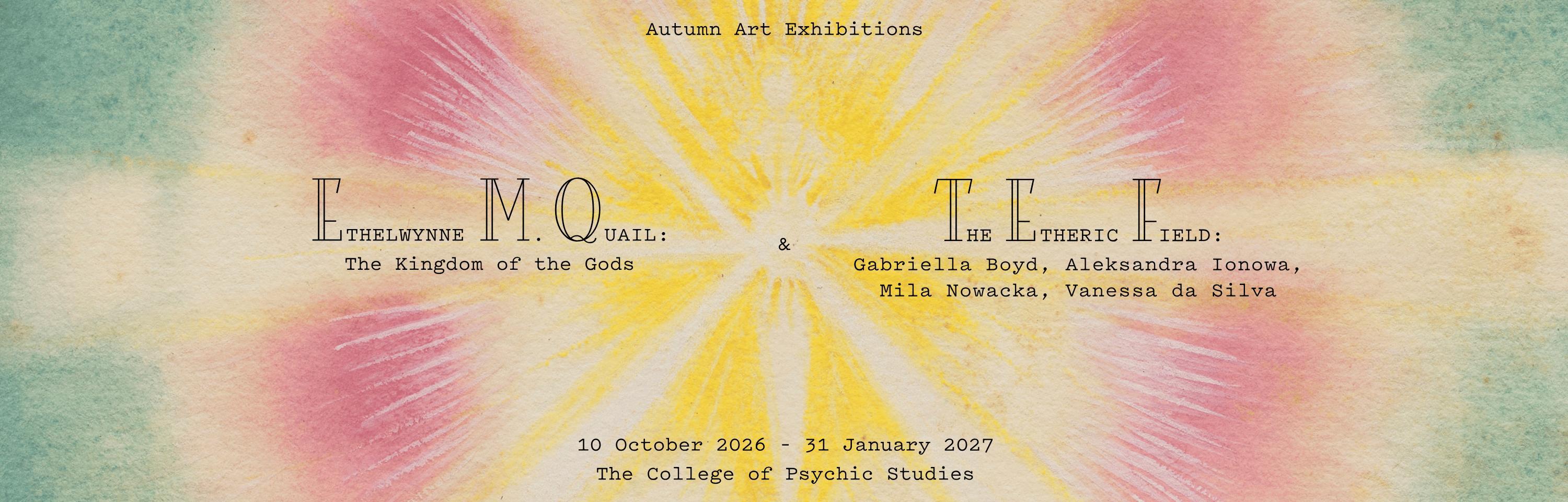 banner with link to exhibition at The College of Psychic Studies
