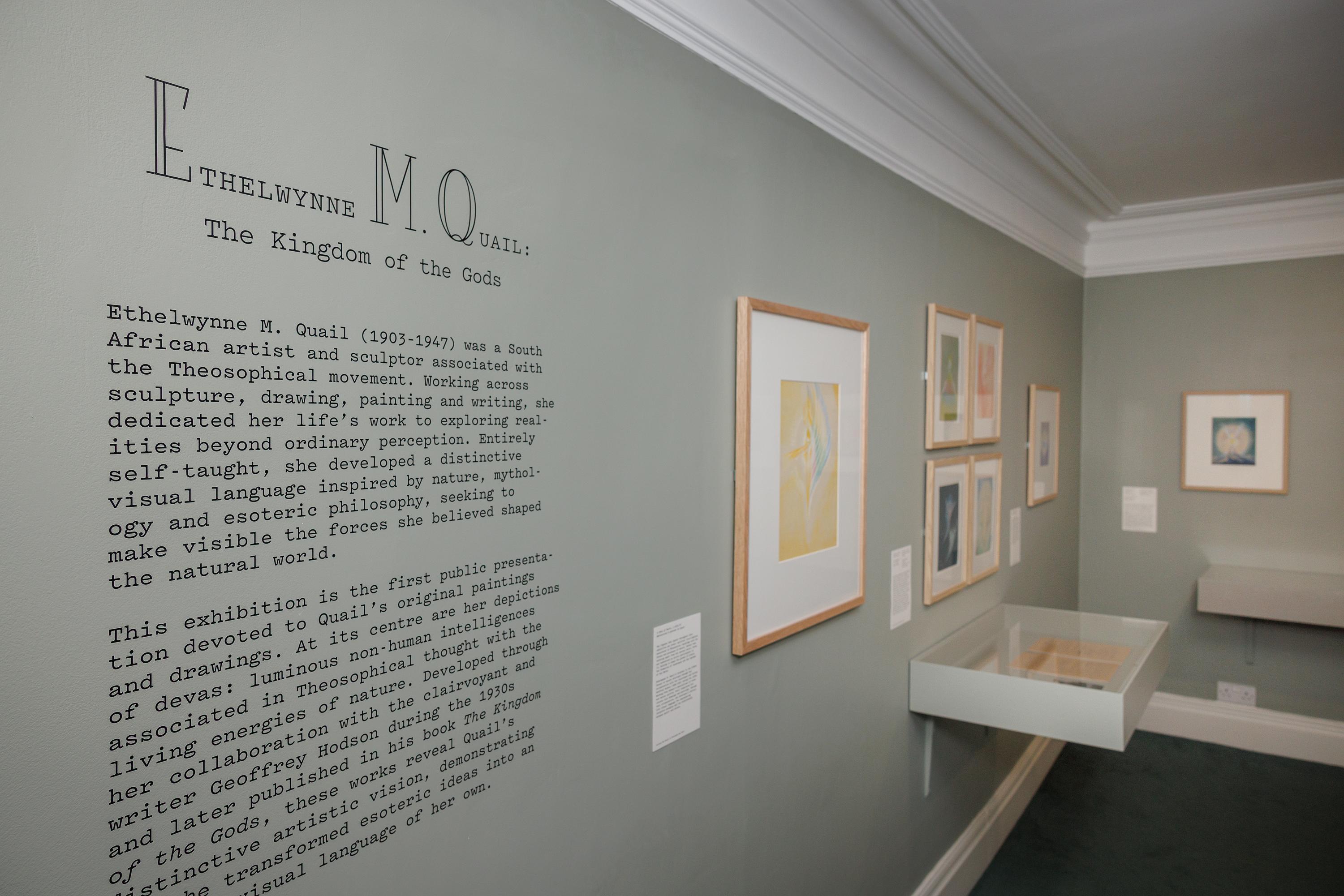 Ethelwynne M Quail opening exhibition