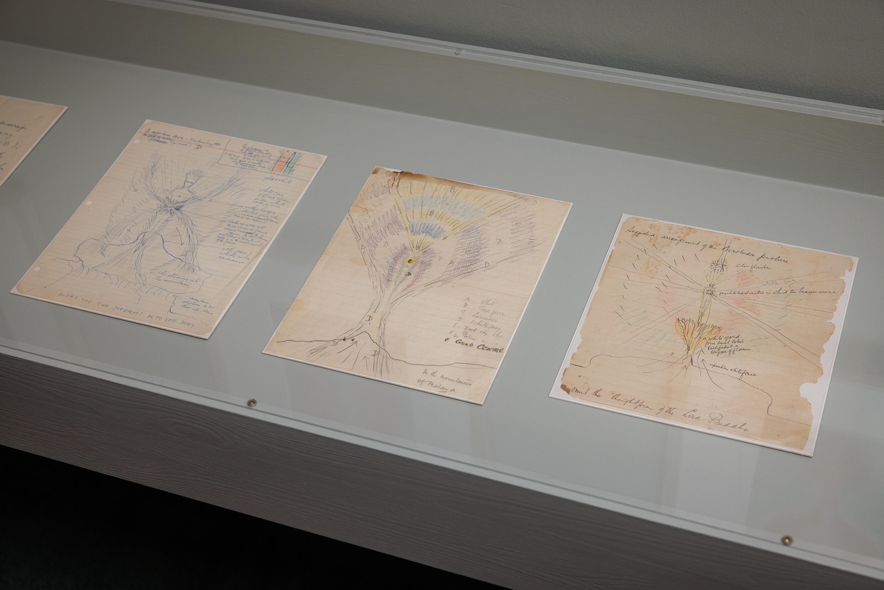 Sketches by Ethelwynne M Quail for Geoffrey Hodson's Kingdom of the Gods
